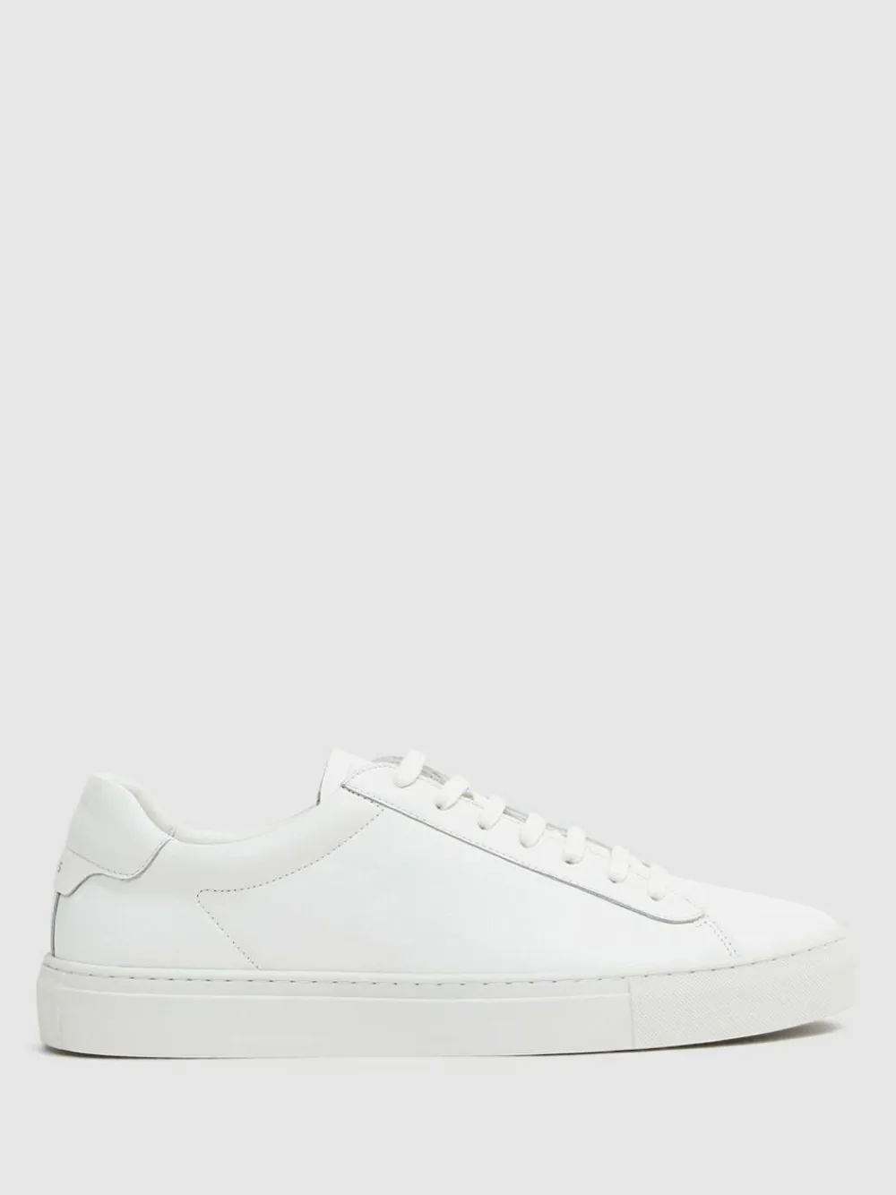 Best Reiss Finley Leather Low-Top Trainers White