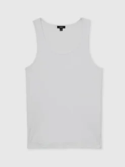 Reiss Jaden Stretch-Cotton Ribbed Vest^ Loungewear