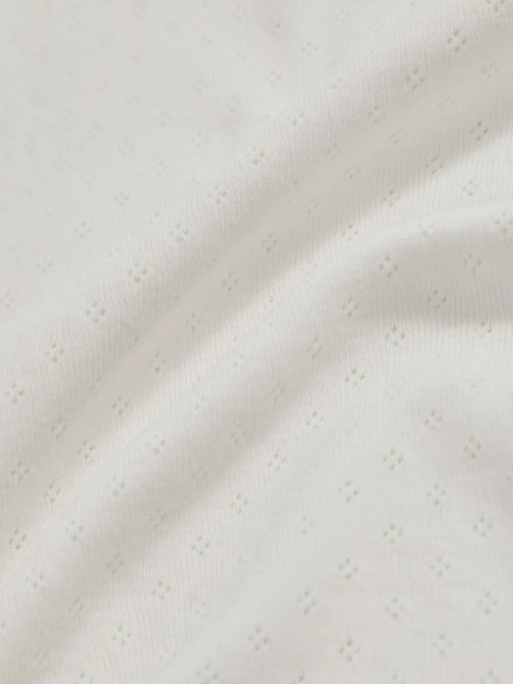 Reiss White Poppy 3-9 yrs Cotton Pointelle Long-Sleeve Top^ T-Shirts