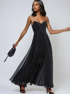 Discount Religion Black Infamous Olsen Full Layer Maxi Dress