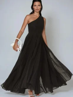 Religion One Shoulder Maxi Dress With Full Skirt^Women Maxi Dresses