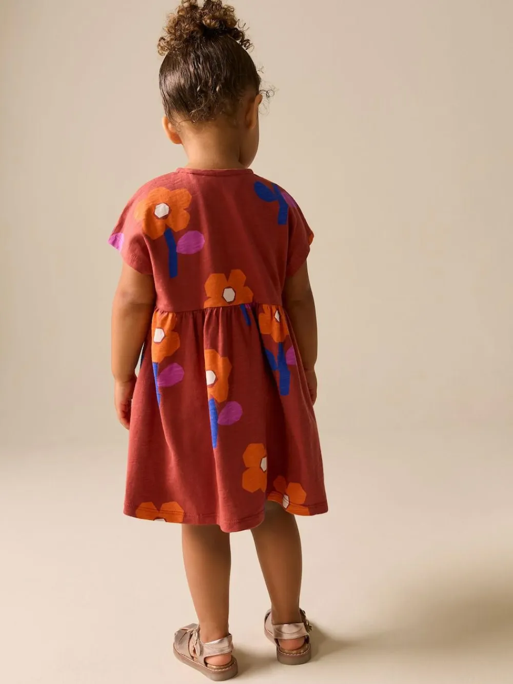 Best Next Jersey Dress (3mths-7yrs) Retro Orange