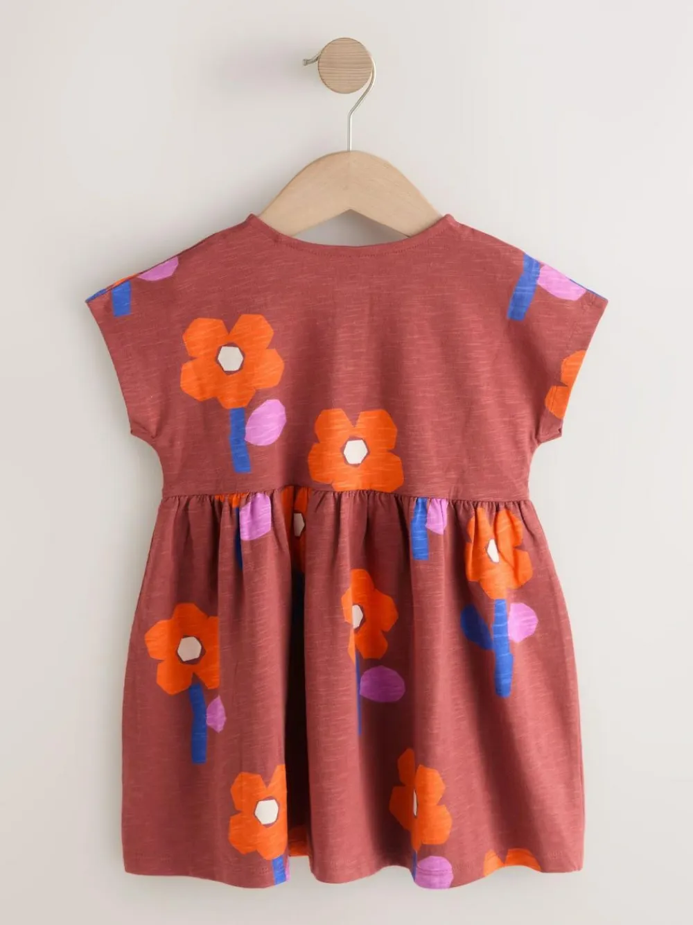 Best Next Jersey Dress (3mths-7yrs) Retro Orange