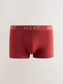 Next Rich Colour 10 pack Cotton Rich Blend Hipsters Boxers^ Underwear|Underwear