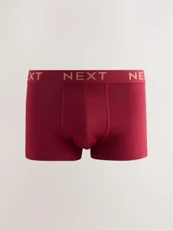 Next Rich Colour 10 pack Cotton Rich Blend Hipsters Boxers^ Underwear|Underwear