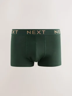 Next Rich Colour 10 pack Cotton Rich Blend Hipsters Boxers^ Underwear|Underwear