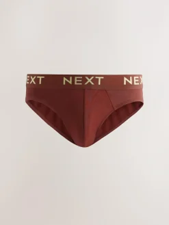 Next 5 Pack Cotton Rich Briefs Rich colour Red/Green/Blue