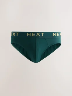 Next 5 Pack Cotton Rich Briefs Rich colour Red/Green/Blue