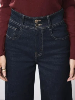 Next High Rise Stretch Wide Leg Jeans^Women Jeans|Jeans