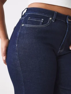 Best Next Hourglass Wide Leg Jeans Rinse Blue