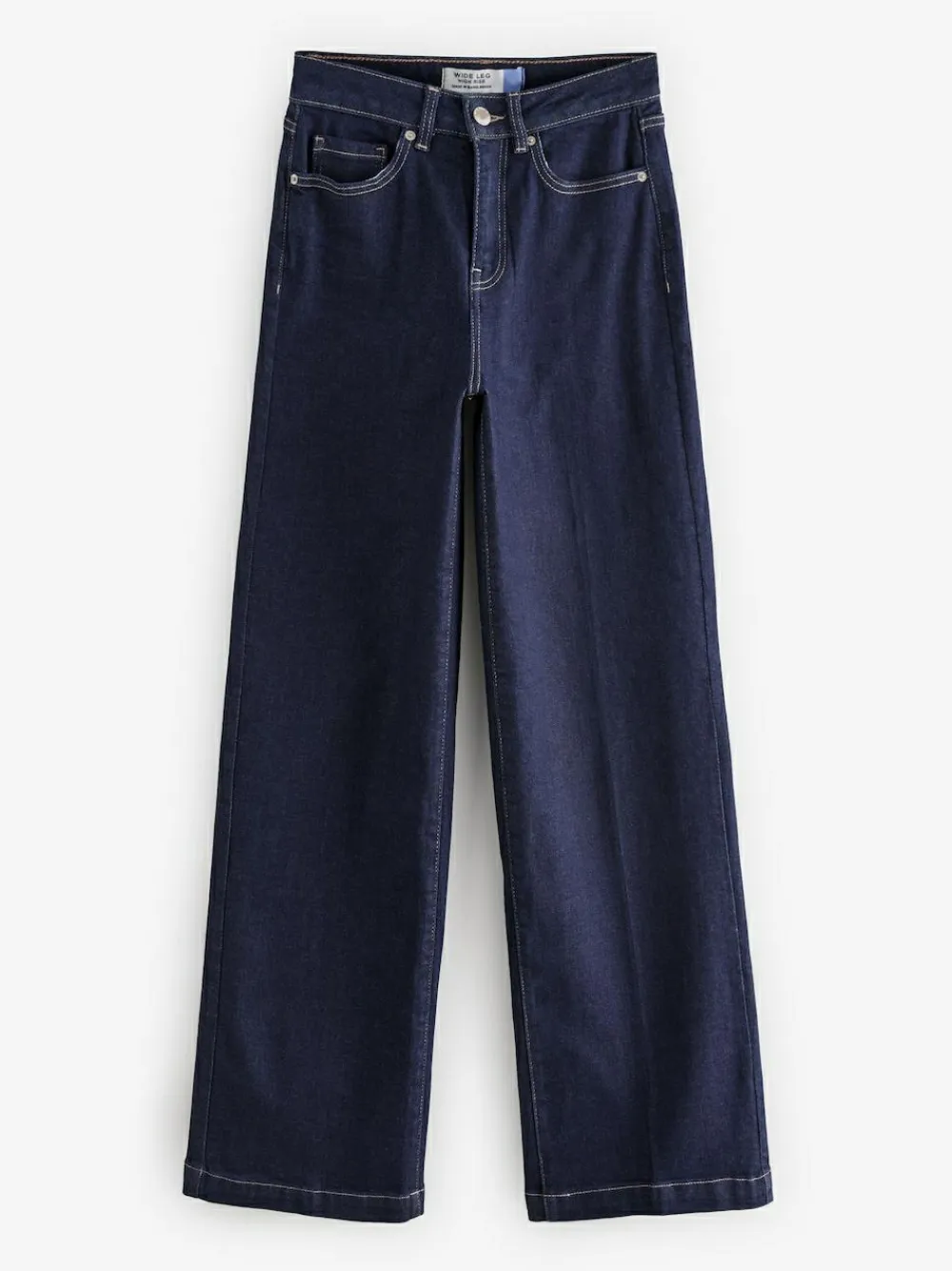 Best Next Hourglass Wide Leg Jeans Rinse Blue