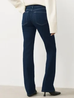 Online Next Mid Rise Stretch Bootcut Jeans Rinse Blue