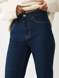 Online Next Mid Rise Stretch Bootcut Jeans Rinse Blue