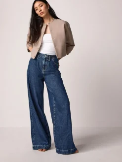 Next Palazzo Wide Leg Jeans^Women Jeans|Jeans