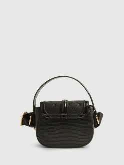 River Island Black Heart Monogram Kendal Cross-Body Bag^ Bags