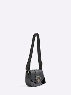 River Island Black Monogram Heartlock Kendal Bag^ Bags