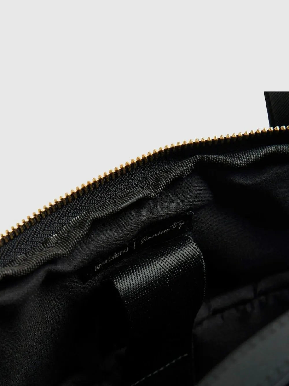 River Island Black Patent Monogram Laptop Case Bag^Women Bags