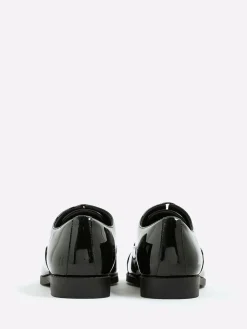 River Island Black Patent Derby Shoes^ Shoes