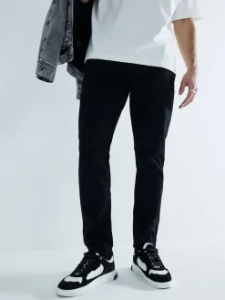 Hot River Island Black Slim Fit Stretch Jeans