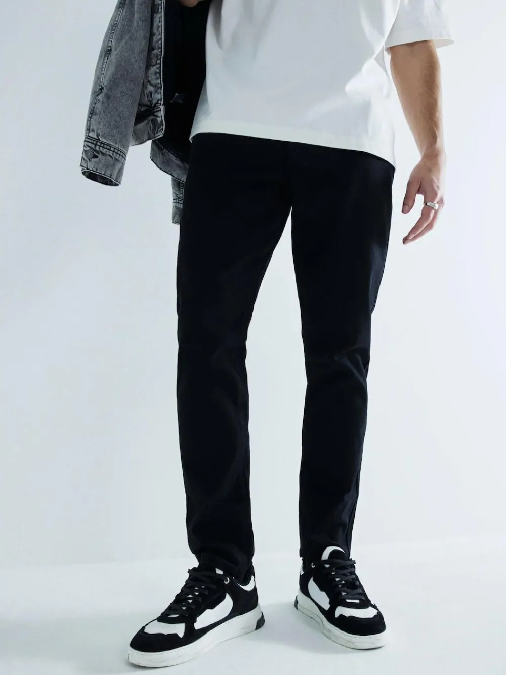 Hot River Island Black Slim Fit Stretch Jeans