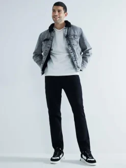 Hot River Island Black Slim Fit Stretch Jeans