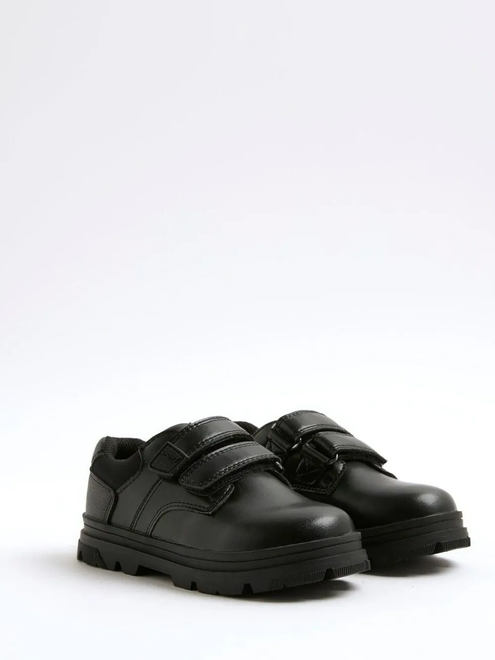 Discount River Island Black Touch and Close Fastening Shoes