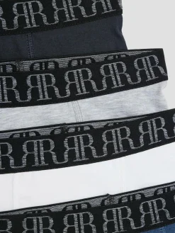 New River Island Blue Boys Marl Boxers