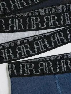 New River Island Blue Boys Marl Boxers