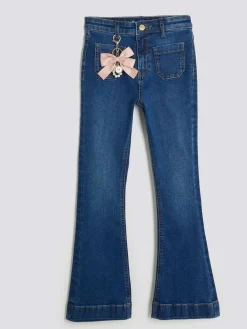 Online River Island Blue Girls Jupiter Snaffle Flare Jeans