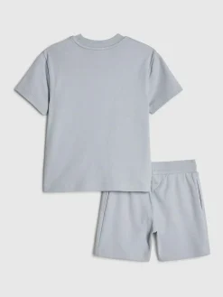 River Island Blue RR T-Shirt & Short Sets^ Shorts