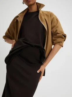 Outlet River Island Brown Premium Maxi Skirt