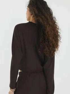 River Island Brown Premium Batwing Sweatshirt^Women Hoodies & Sweatshirts|Loungewear