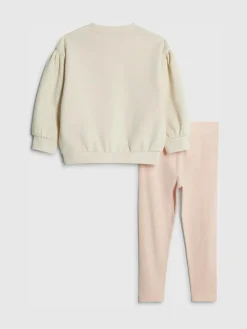 River Island Cream Bow Sweatshirt & Leggings Set^ Sweatshirts & Hoodies