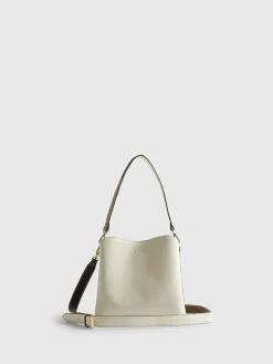 Best River Island Cream Lock Front Bucket Bag
