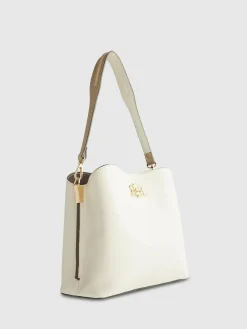 Best River Island Cream Lock Front Bucket Bag