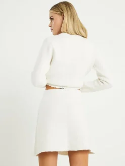 River Island Cream Petite Flippy Skirt^Women Skirts