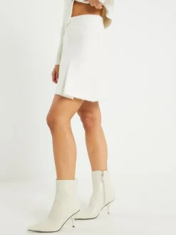 River Island Cream Petite Flippy Skirt^Women Skirts