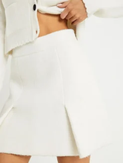 River Island Cream Petite Flippy Skirt^Women Skirts