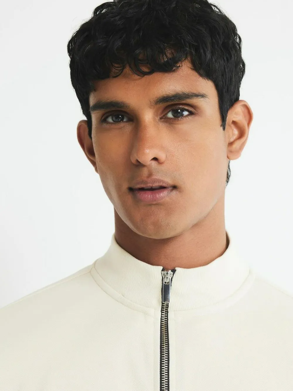 River Island Cream Slim Fit Blocked Shacket^ Blazers & Formal Jackets|Coats & Jackets