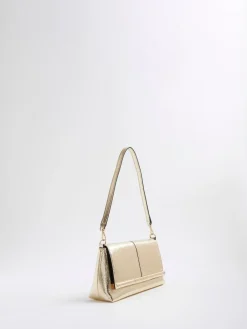 River Island Gold Bar Front Clutch Bag^Women Bags