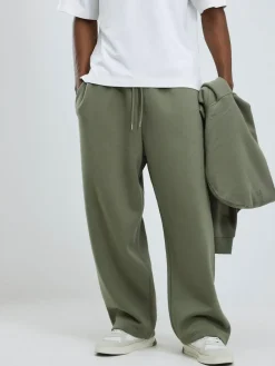 River Island Green Wide Leg Essential Joggers^ Joggers|Joggers
