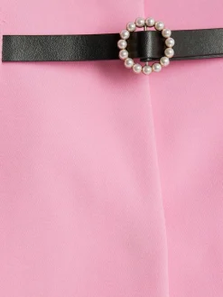 River Island Pink Girls Belted Blazer^ Occasionwear