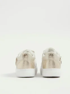 River Island White Girls Bow Charm Trainers^ Sneakers|Sneakers