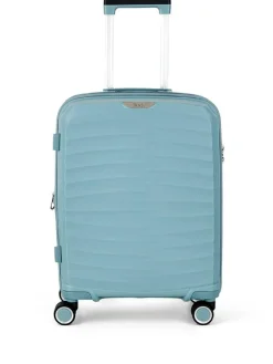 Rock Luggage Blue Sunwave Cabin Suitcase^Women Luggage