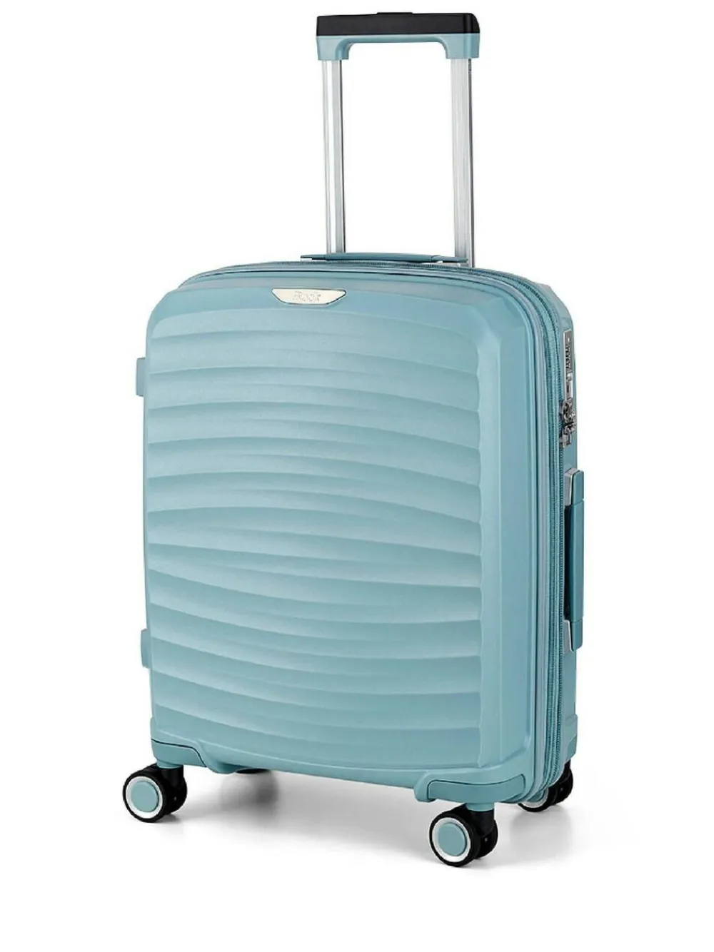 Rock Luggage Blue Sunwave Cabin Suitcase^Women Luggage