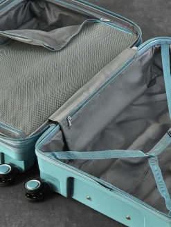 Rock Luggage Blue Sunwave Cabin Suitcase^Women Luggage