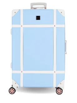 New Rock Luggage Large Vintage Suitcase