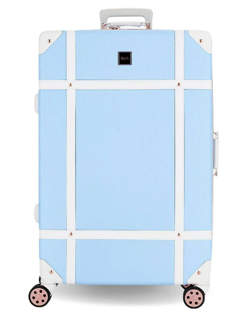 New Rock Luggage Large Vintage Suitcase