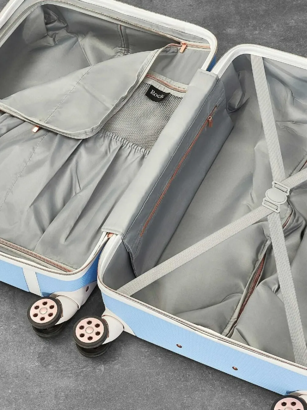 New Rock Luggage Large Vintage Suitcase