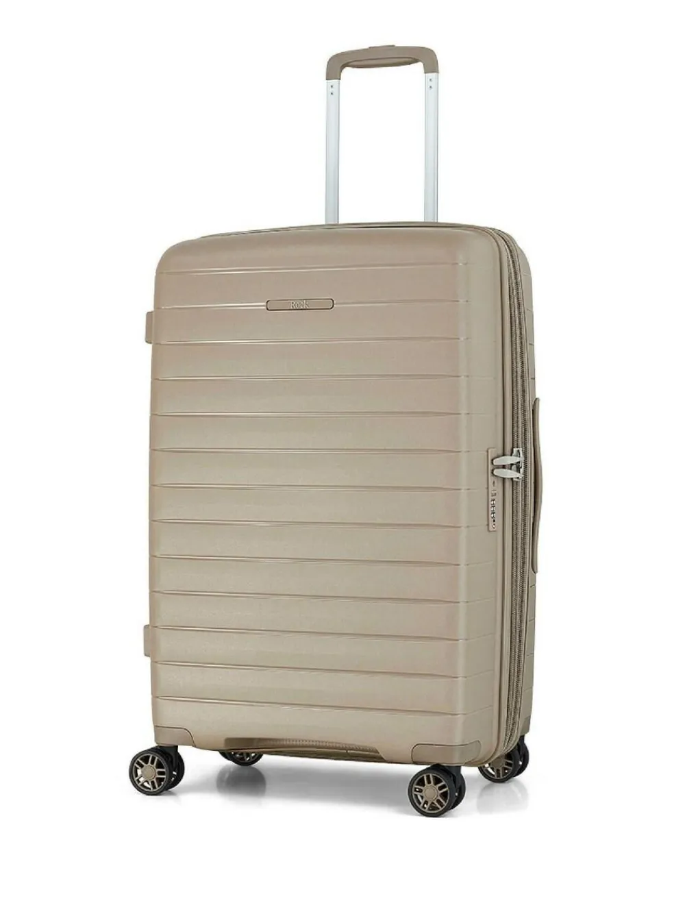 Sale Rock Luggage Medium Palma Suitcase Champagne